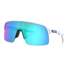 Oakley Sutro Lite Sunglasses (Lens Colour: Prizm Sapphire) matte white - 1 pair of sunglasses with hard case